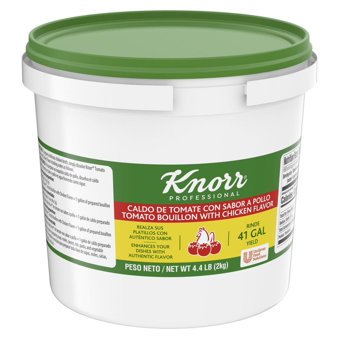 Knorr Caldo De Tomate / Tomato With Chicken Flavor Base/Bouillon-4.4 lb.-4/Case