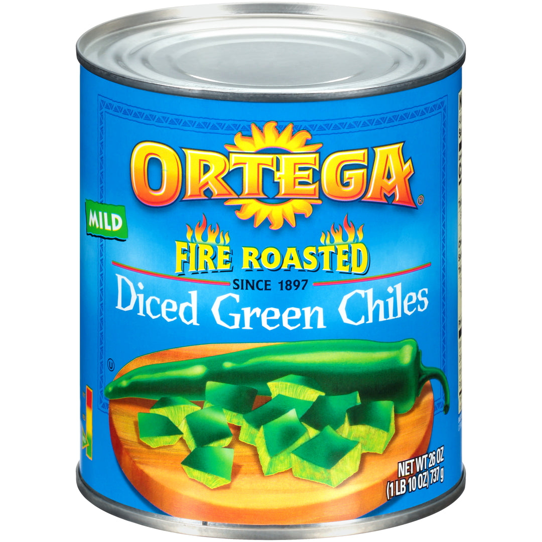 Ortega Diced Green Chiles-26 oz.-12/Case