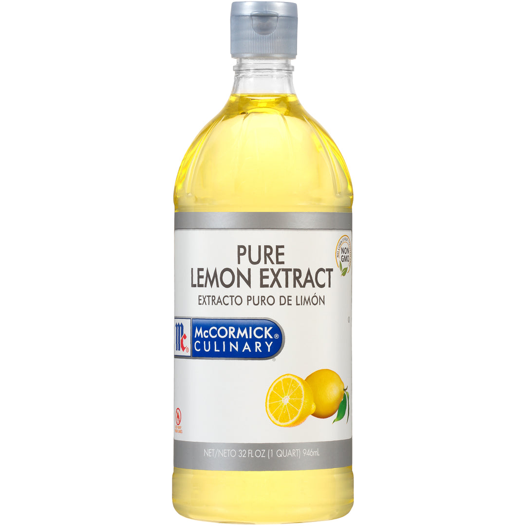 Mccormick Extract Lemon Pure Plastic-1 Quart-6/Case
