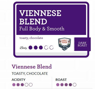 Pj's Coffee Of New Orleans Viennese Roast Whole Bean-5 lb.-4/Case