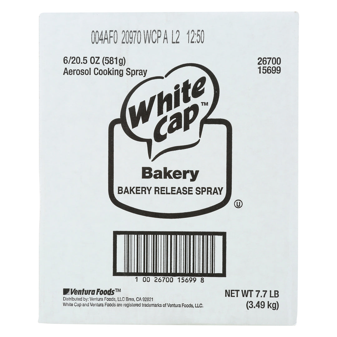 White Cap Baking Pan Coating-20.5 oz.-6/Case