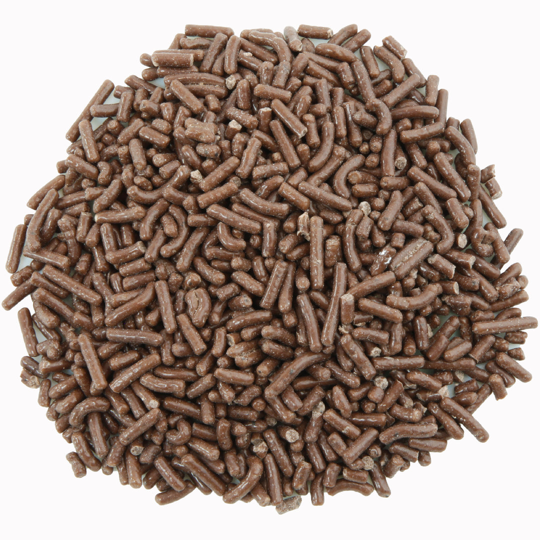 T.R. Toppers Chocolate Sprinkles Topping Bulk-10 lb.-1/Box-1/Case