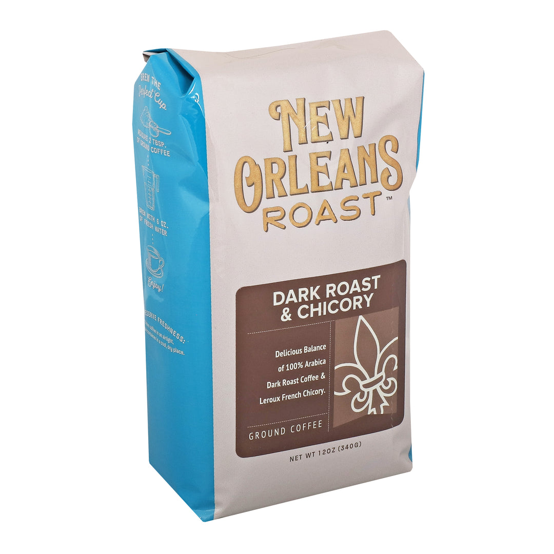 New Orleans Roast Dark & Chicory Ground Coffee-12 oz.-6/Case