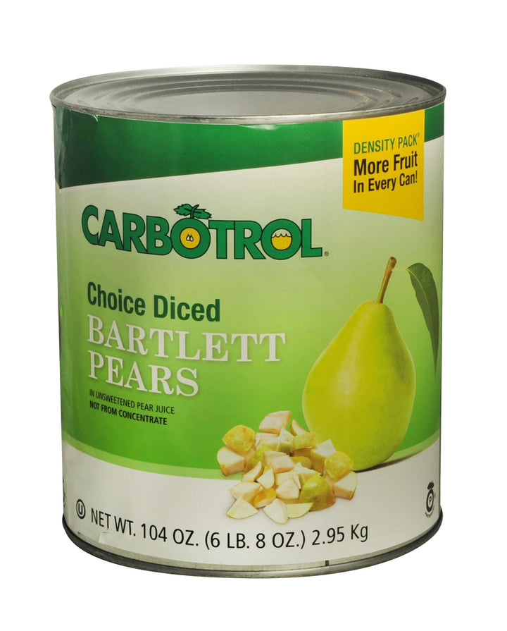 Carbotrol Fruit Pear Diced Northwest-104 oz.-1/Box-6/Case