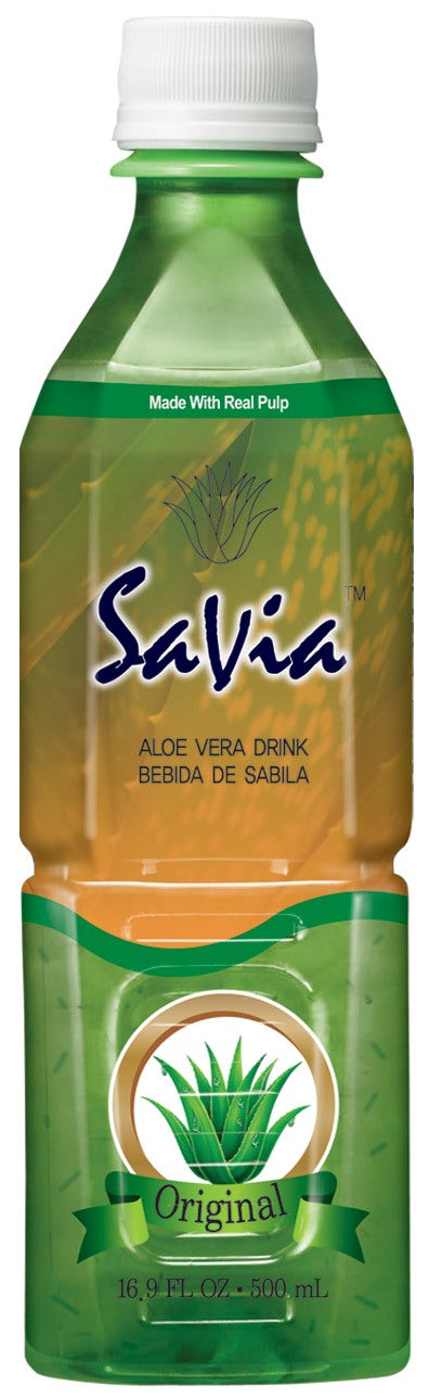 Savia Original Aloe Vera Drink-500 Milliliter-12/Case
