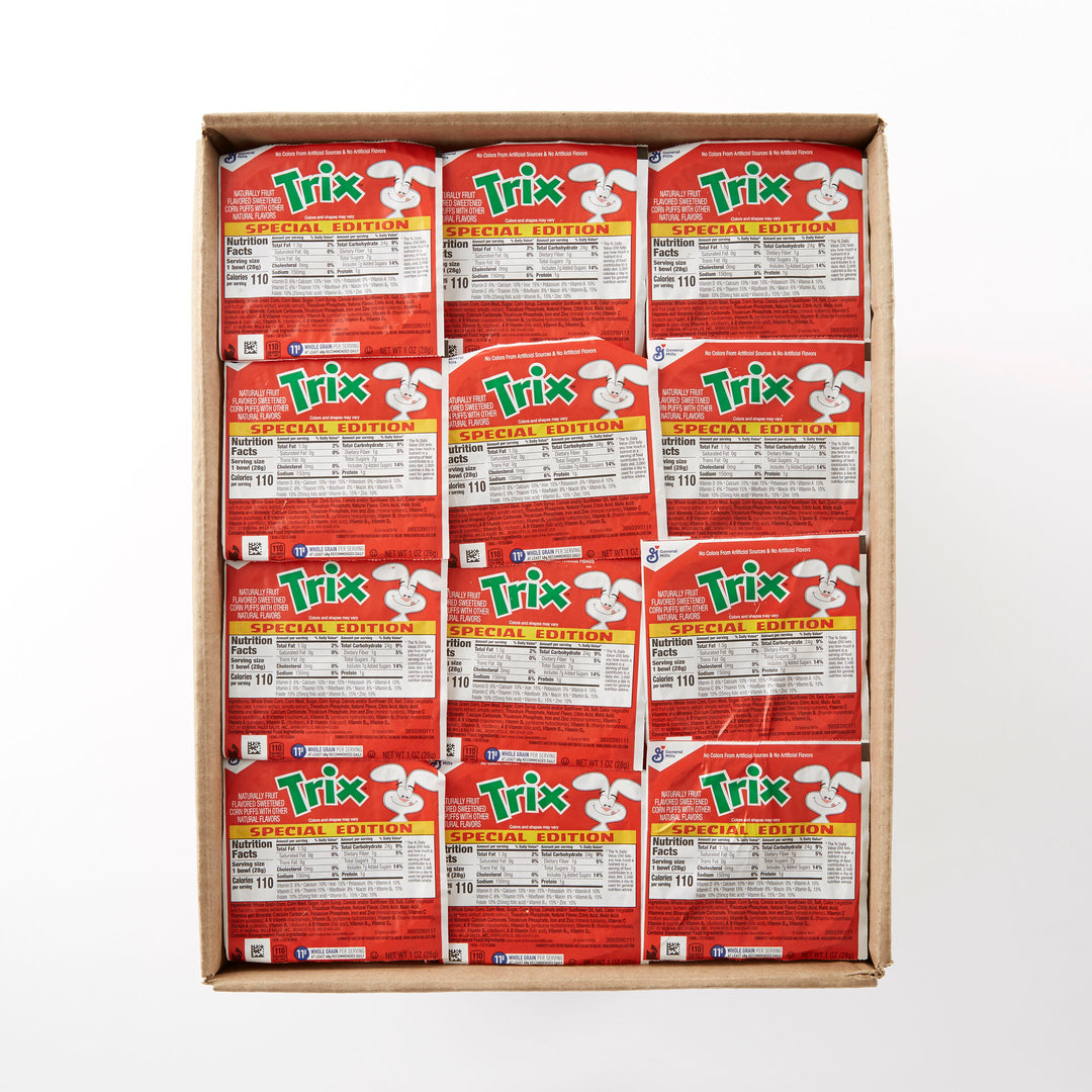 Trix 25% Less Sugar Cereal-1 oz.-96/Case