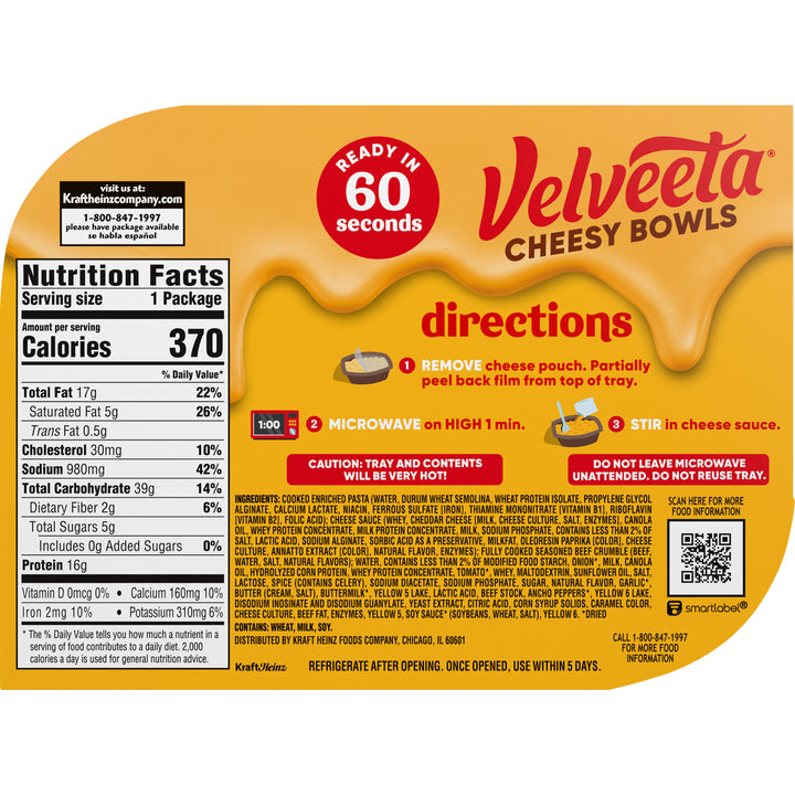 Velveeta Velveeta Cheesy Skillets Dinner Ultimate Cheeseburger-9 oz.-6/Case