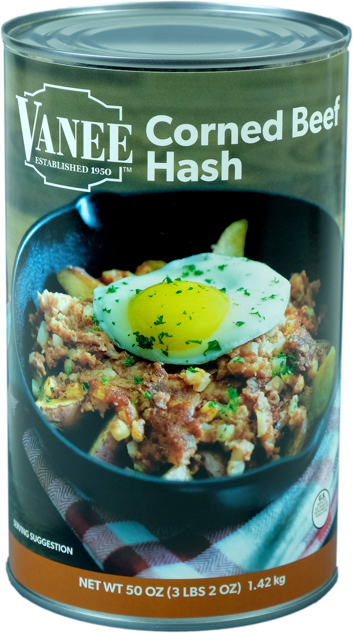 Vanee Corned Beef Hash Entree-50 oz.-12/Case