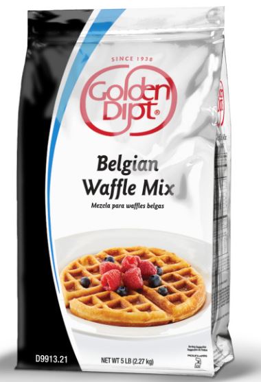 Golden Dipt Belgian Waffle Mix-6 Each