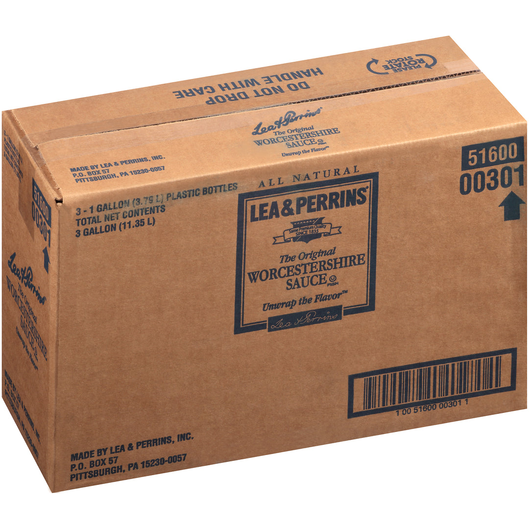 Lea & Perrins Worcestershire Sauce Bulk-1 Gallon-3/Case