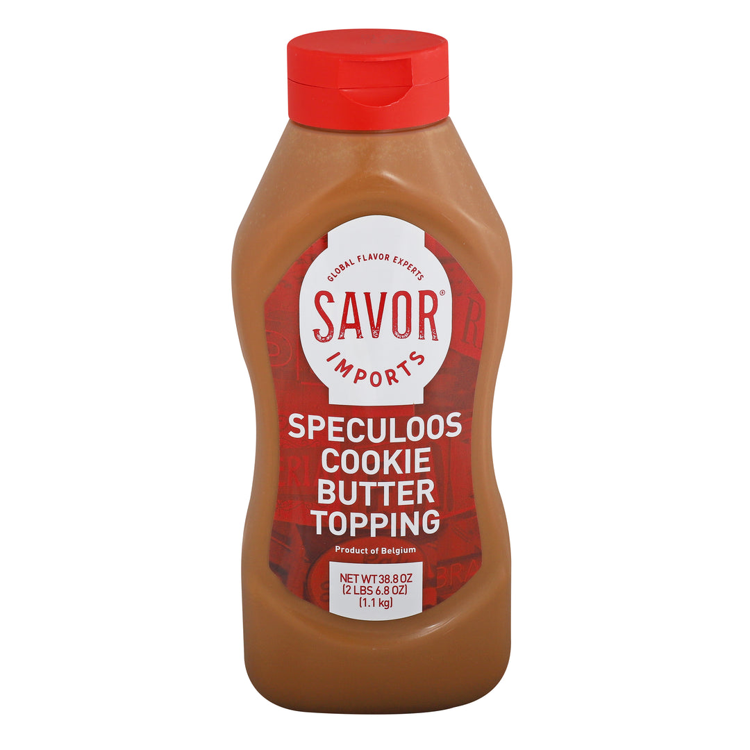 Savor Imports Speculoos Cookie Butter Squeeze Bottle-1.1 Kilogram-6/Case