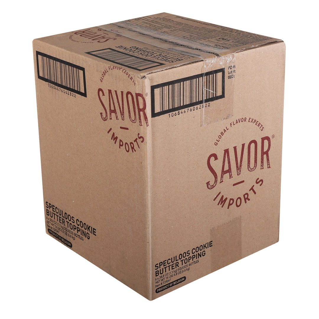 Savor Imports Speculoos Cookie Butter Squeeze Bottle-1.1 Kilogram-6/Case