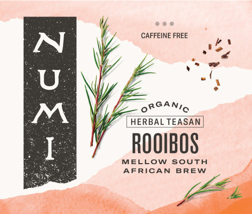 Numi Organic Tea Rooibos Herbal Tea-100 Count-1/Case