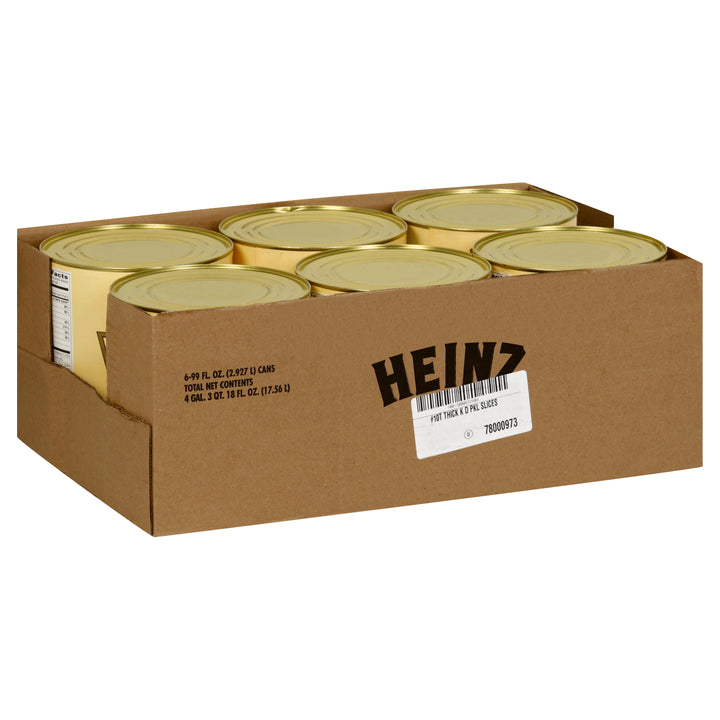Heinz Kosher Dill Thick Slice Crinkle Cut Pickle Chip Bulk-99 fl oz.-6/Case
