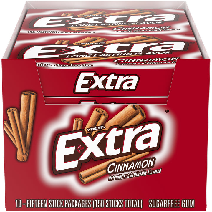 Extra Cinnamon Gum-15 Piece-10/Box-12/Case