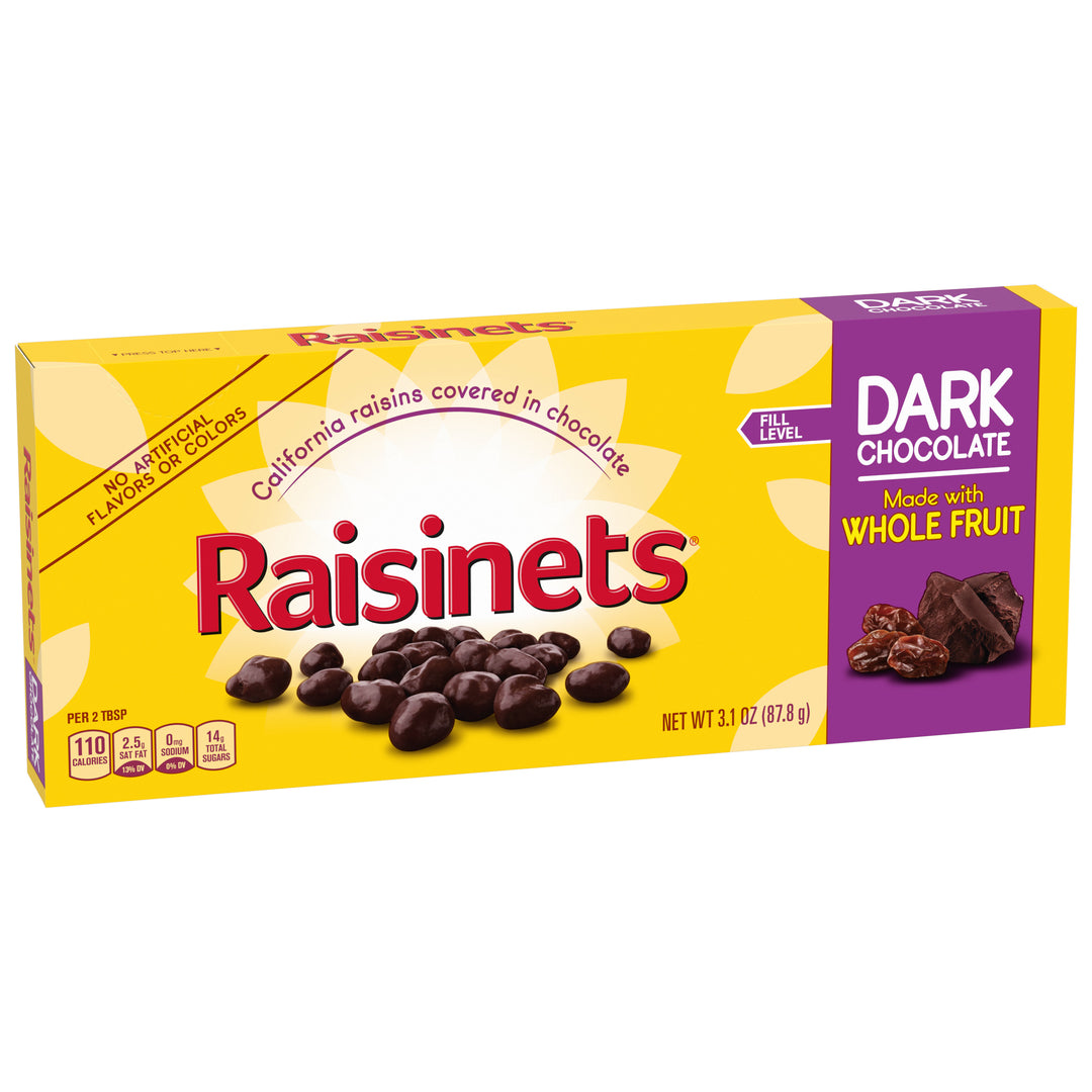 Raisinets Dark Chocolate Covered Raisins-3.1 oz.-15/Case