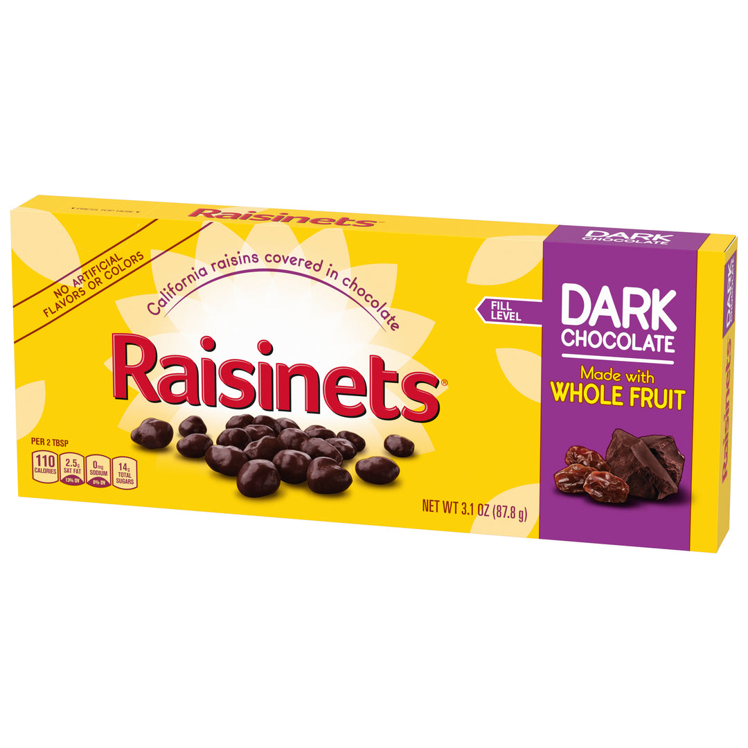 Raisinets Dark Chocolate Covered Raisins-3.1 oz.-15/Case