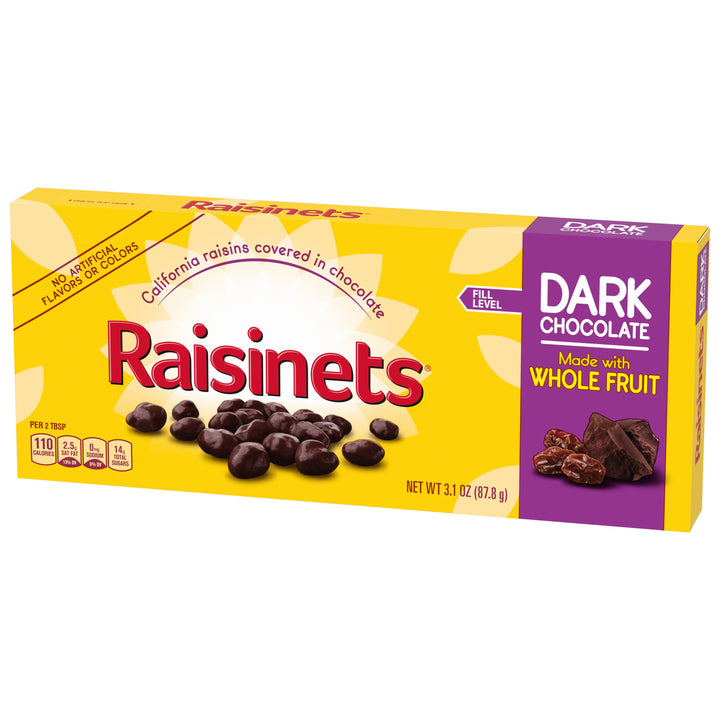 Raisinets Dark Chocolate Covered Raisins-3.1 oz.-15/Case