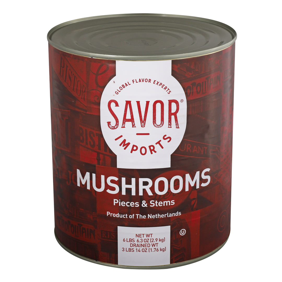 Savor Imports Mushroom Pieces & Stems-10 Each-6/Case