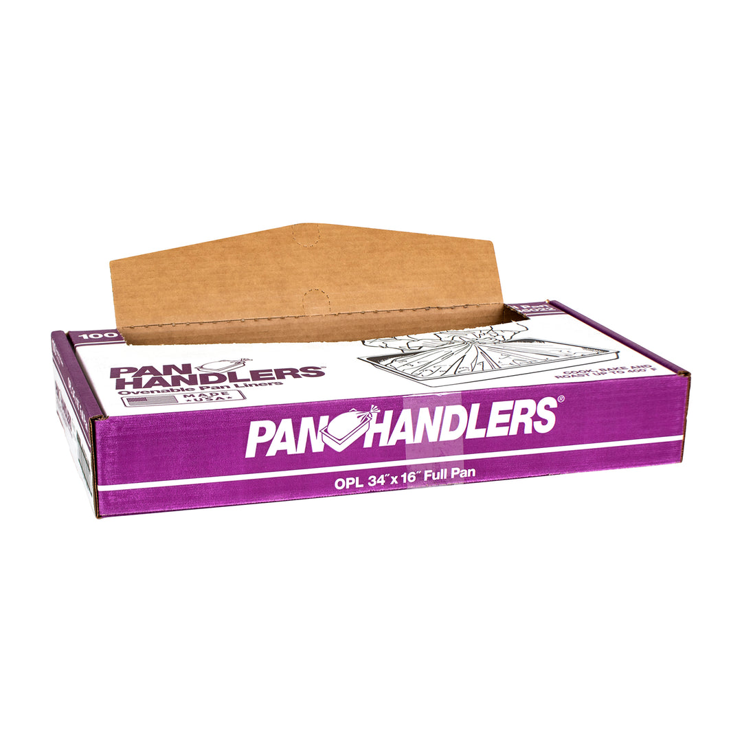 Panhandlers Pan Handlers 34 Inch X 16 Inch Full Size 400 Degree Ovenable Pan Liner-100 Each-100/Box-1/Case