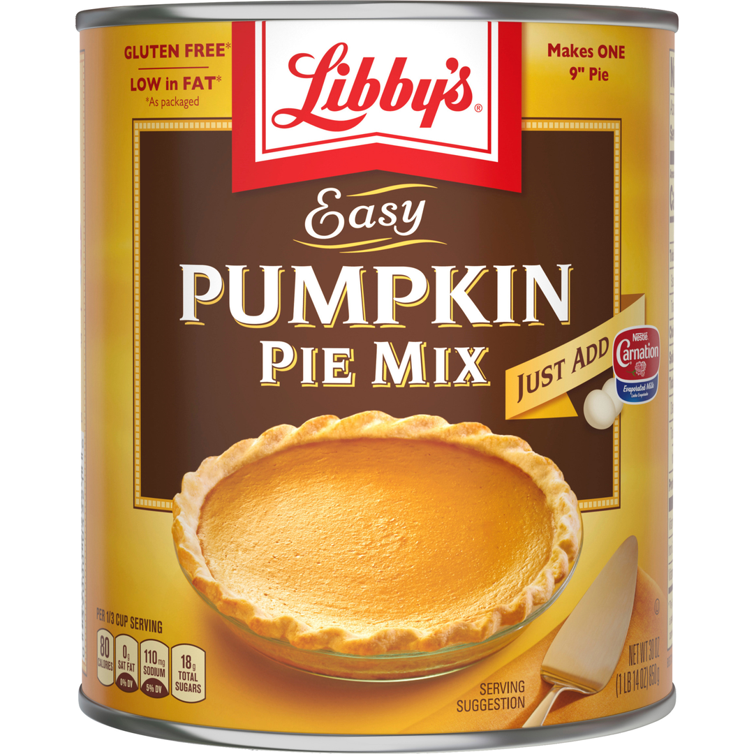 Libby's Nestle Pumpkin Pie Mix-30 oz.-12/Case