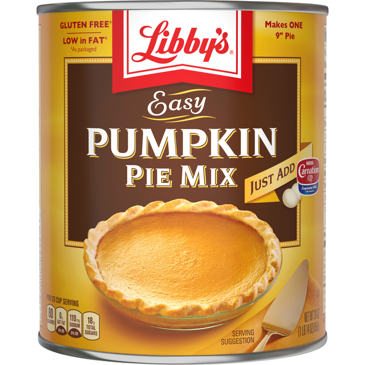 Libby's Nestle Pumpkin Pie Mix-30 oz.-12/Case