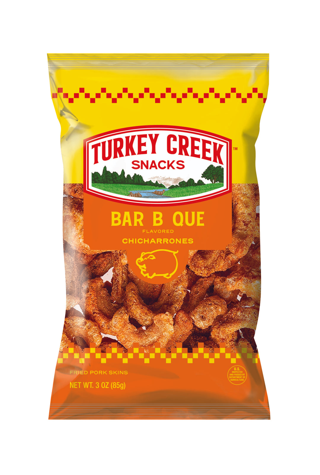 Turkey Creek Box Of Bbq Pork Rinds 12/Case