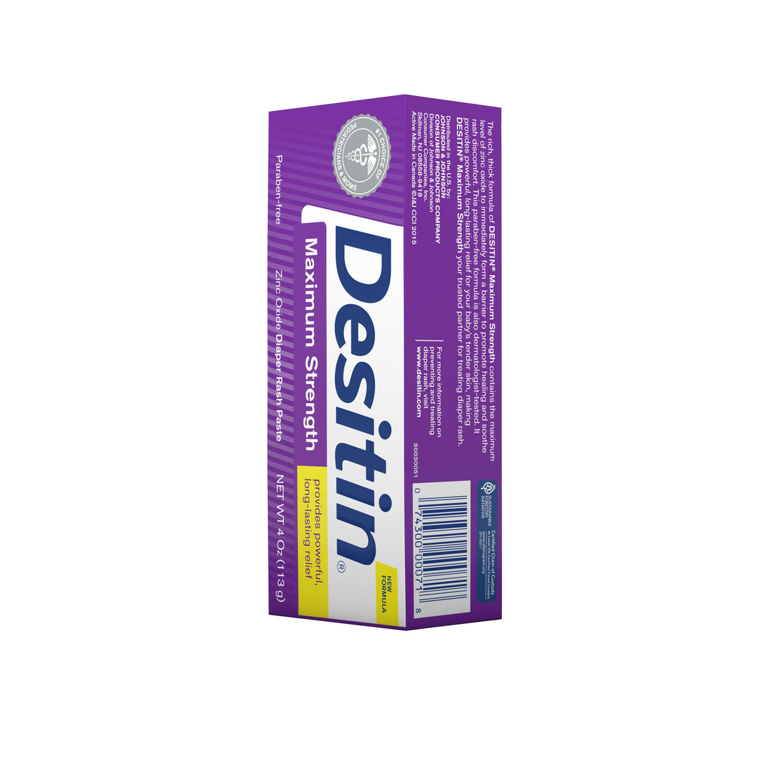 Desitin Maximum Strength Diaper Rash Ointment Cream-4 oz.-6/Box-6/Case