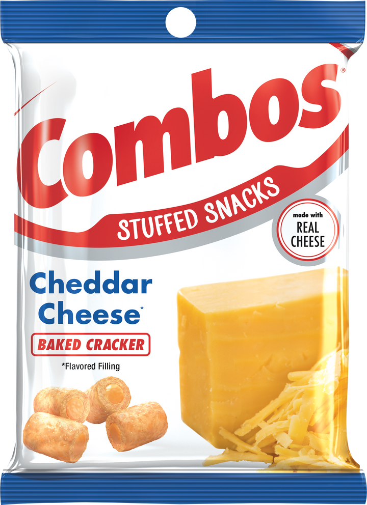 Combos Cheddar Cheese Cracker Combo Snack-6.3 oz.-12/Case