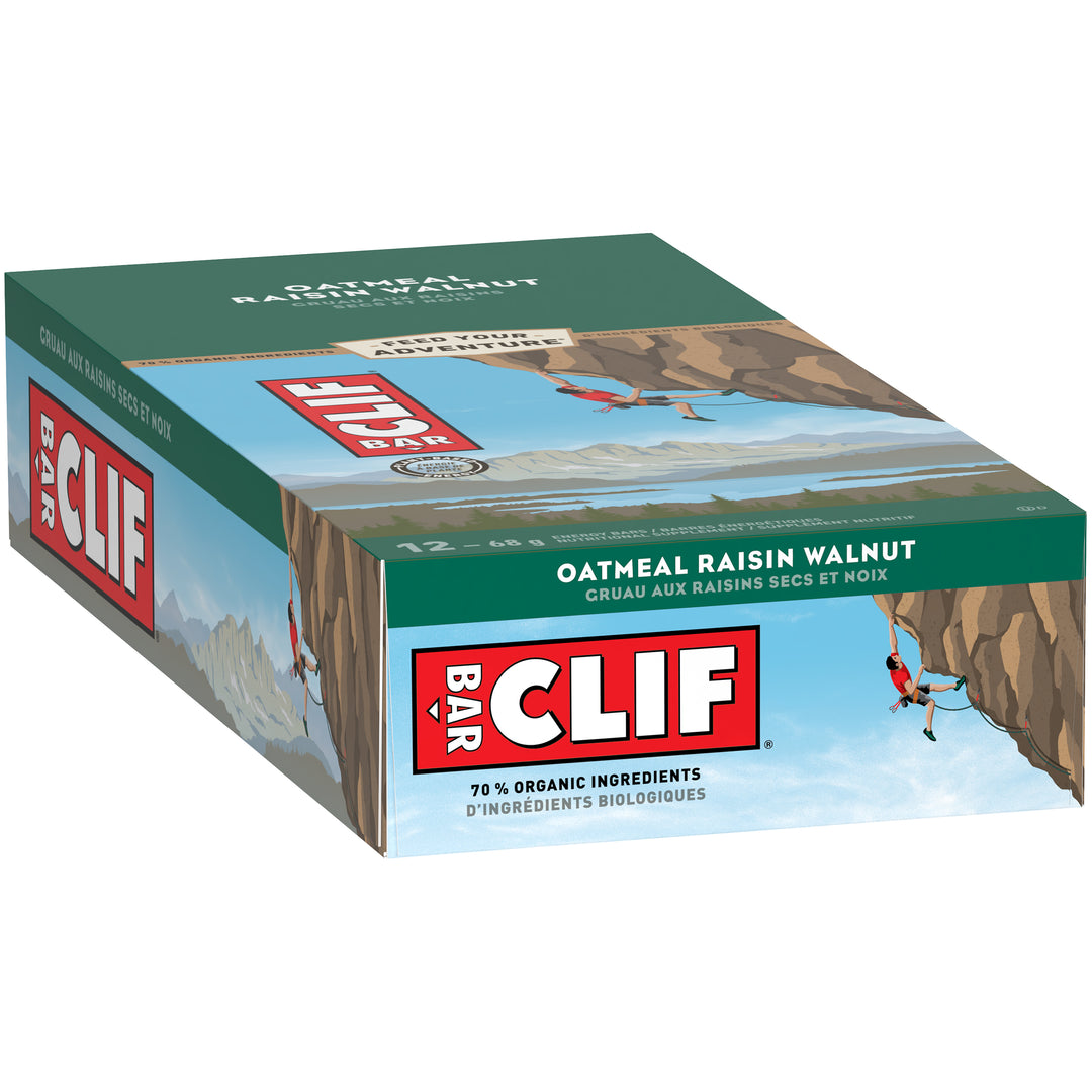 Clif Oatmeal Raisin Walnut Snack Bar-2.4 oz.-12/Box-16/Case