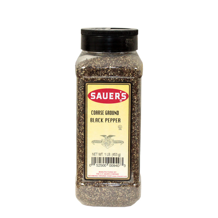 Sauer Coarse Ground Black Pepper-1 lb.-6/Case