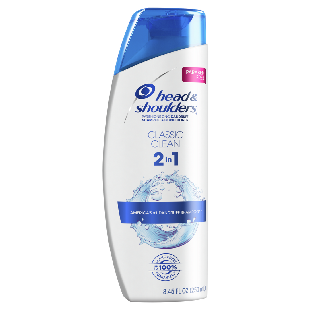 Head & Shoulders 2-In-1 Classic Clean Shampoo/Conditioner-8.45 fl oz.-6/Case