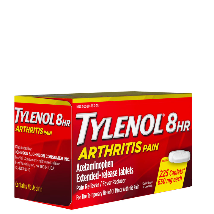 Tylenol 8 Hour Arthritis Pain Caplets 24/225 Cnt.