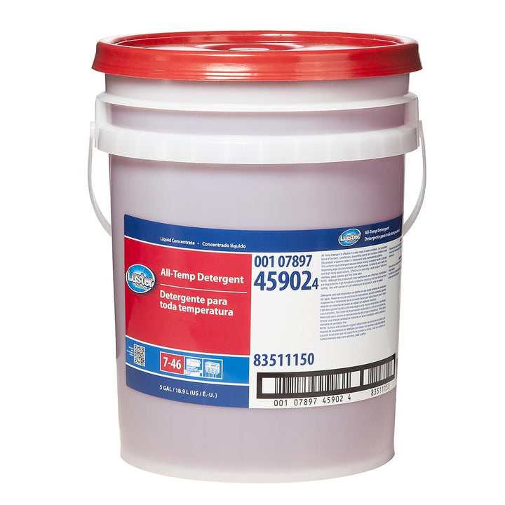 Luster Professional All Temp Detergent Concentrate Closed Loop-5 Gallon-1/Case