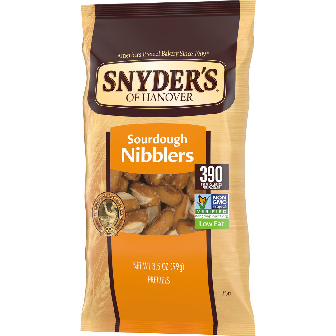 Snyder's Of Hanover Kosher-Regular-Nibbler Pretzel-3.5 oz.-8/Case