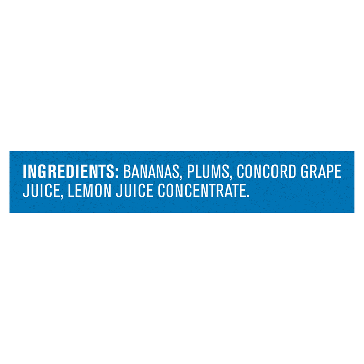 Gerber Natural For Baby Non-Gmo Banana Plum Grape Puree Baby Food Tub-2X 4 Oz Tubs-8 oz.-8/Case