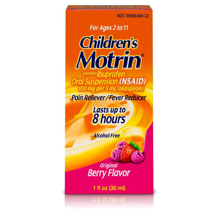Motrin Children's Children's Motrin Suspension Berry-1 fl oz.s-6/Box-12/Case
