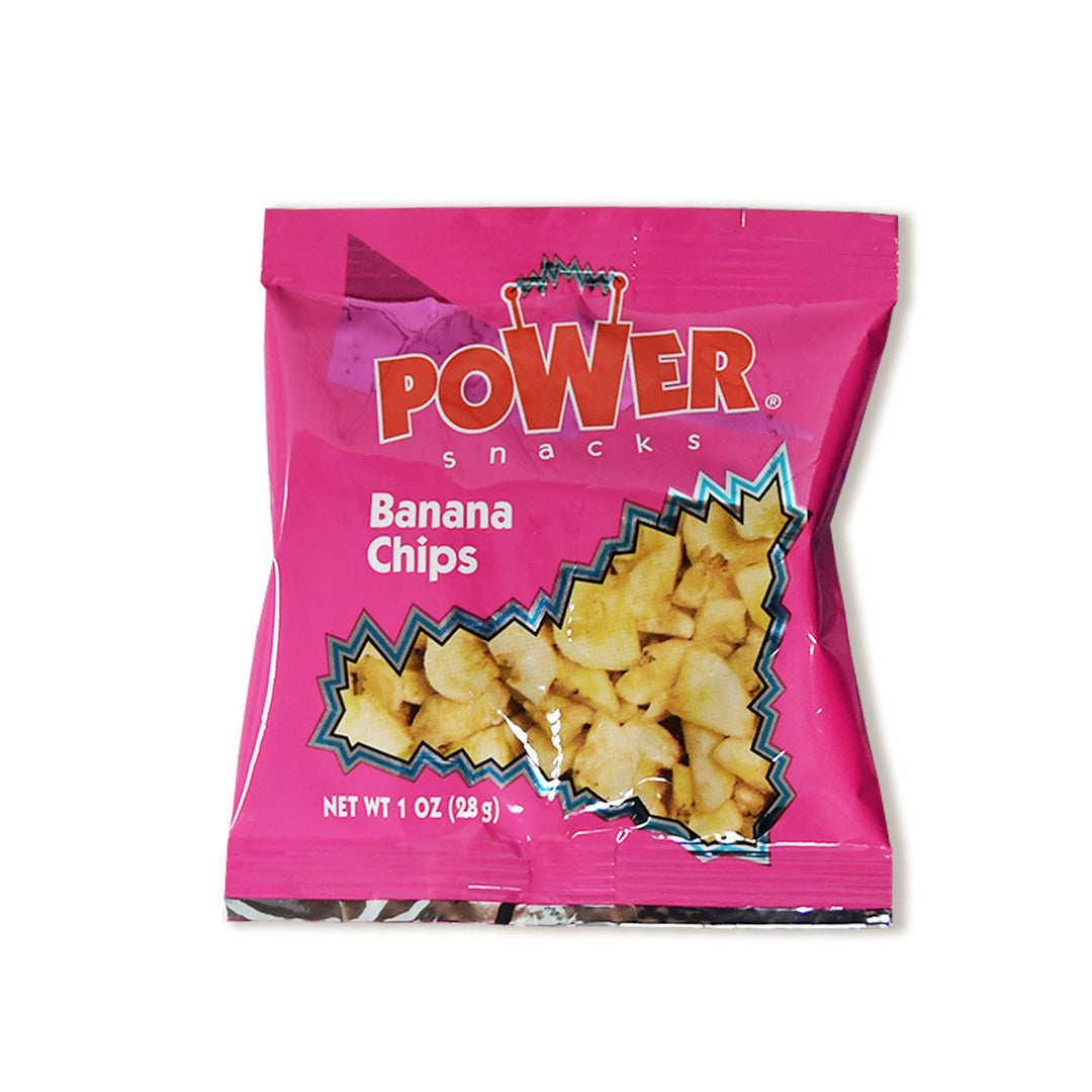 Power Snacks Fruit Banana Chips Sweet/Dried-1 oz.-150/Case