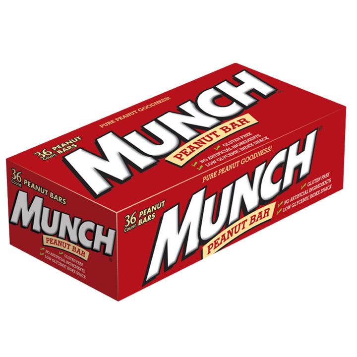 Munch Nut Nut Bar Singles-1.42 oz.-36/Box-10/Case