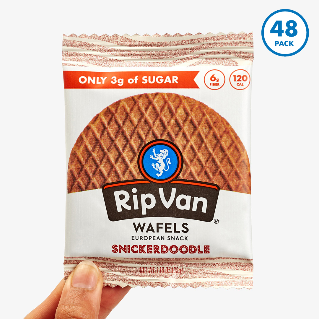 Rip Van Low Sugar Snickerdoodle Wafels-1.16 oz.-12/Box-4/Case
