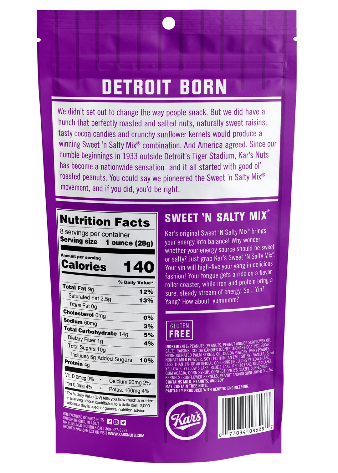 Second Nature Sweet & Salty 8 oz.-8 oz.-6/Case