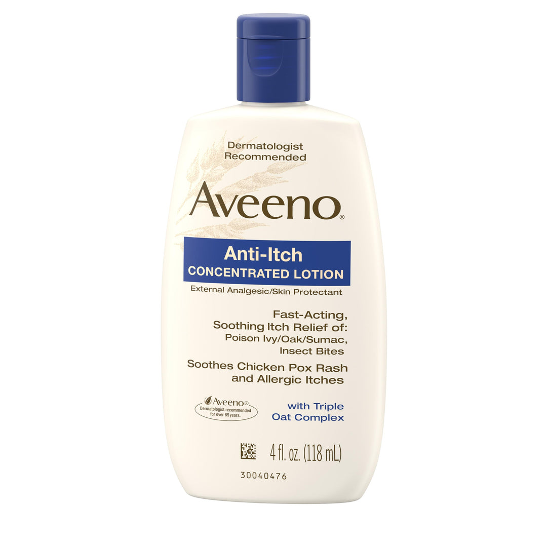 Aveeno Anti-Itch Concentrated Lotion-4 fl oz.s-6/Box-4/Case