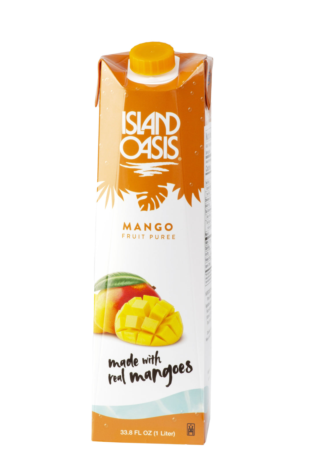 Island Oasis Mango Puree Mix-1 Liter-12/Case