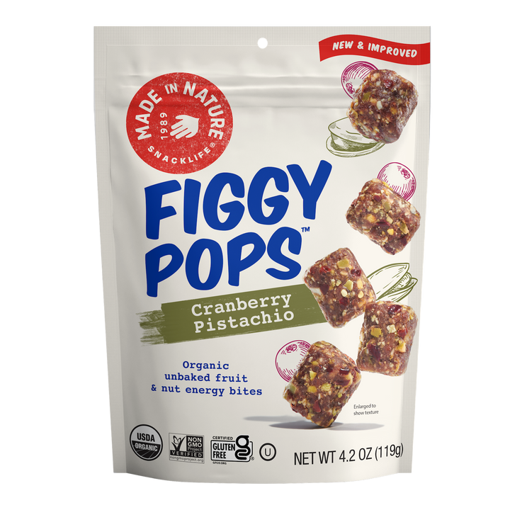 Made In Nature Cranberry Pistachio Figgy Pops-4.2 oz.-6/Case