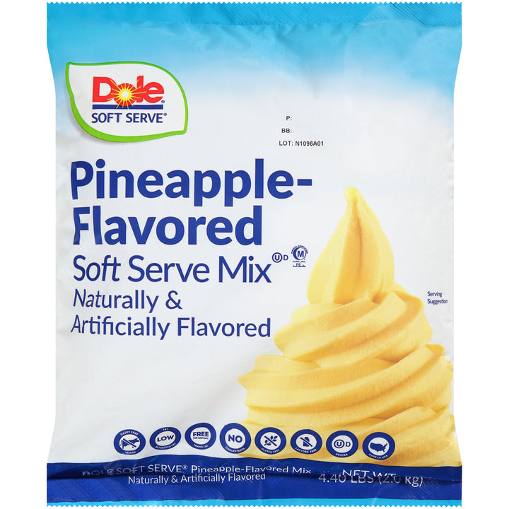 Dole Pineapple Soft Serve Mix-4.4 lb.-4/Box-4/Case