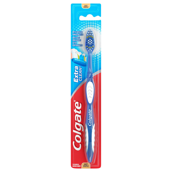 Colgate Adult Soft Bristle Extra Clean Manual Toothbrush-1 Each-6/Box-12/Case