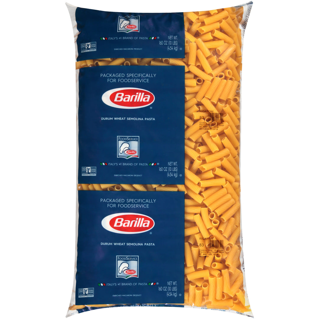 Barilla Rigatoni Pasta-160 oz.-2/Case