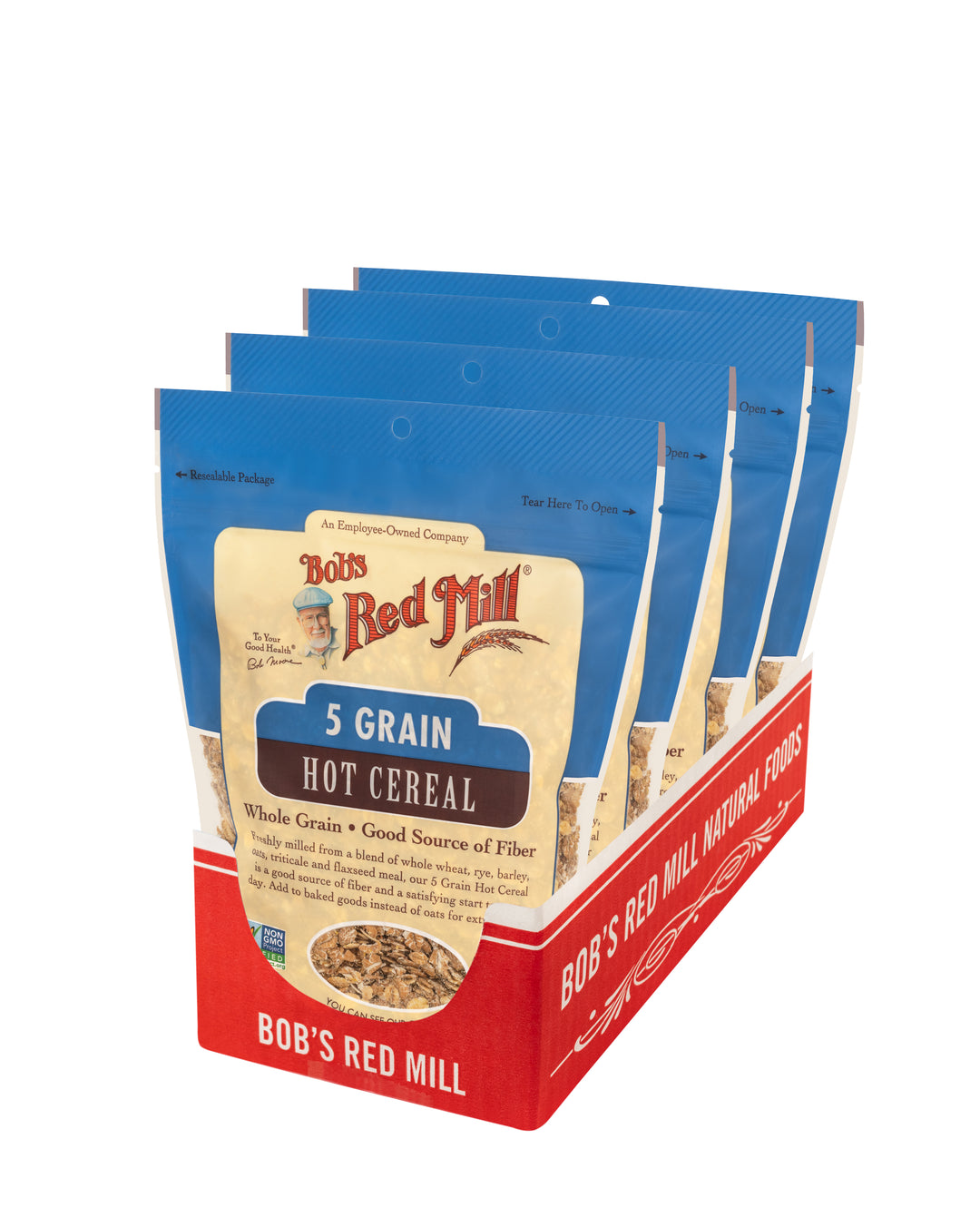 Bob's Red Mill Natural Foods Inc Cereal 5 Grain Rolled-16 oz.-4/Case