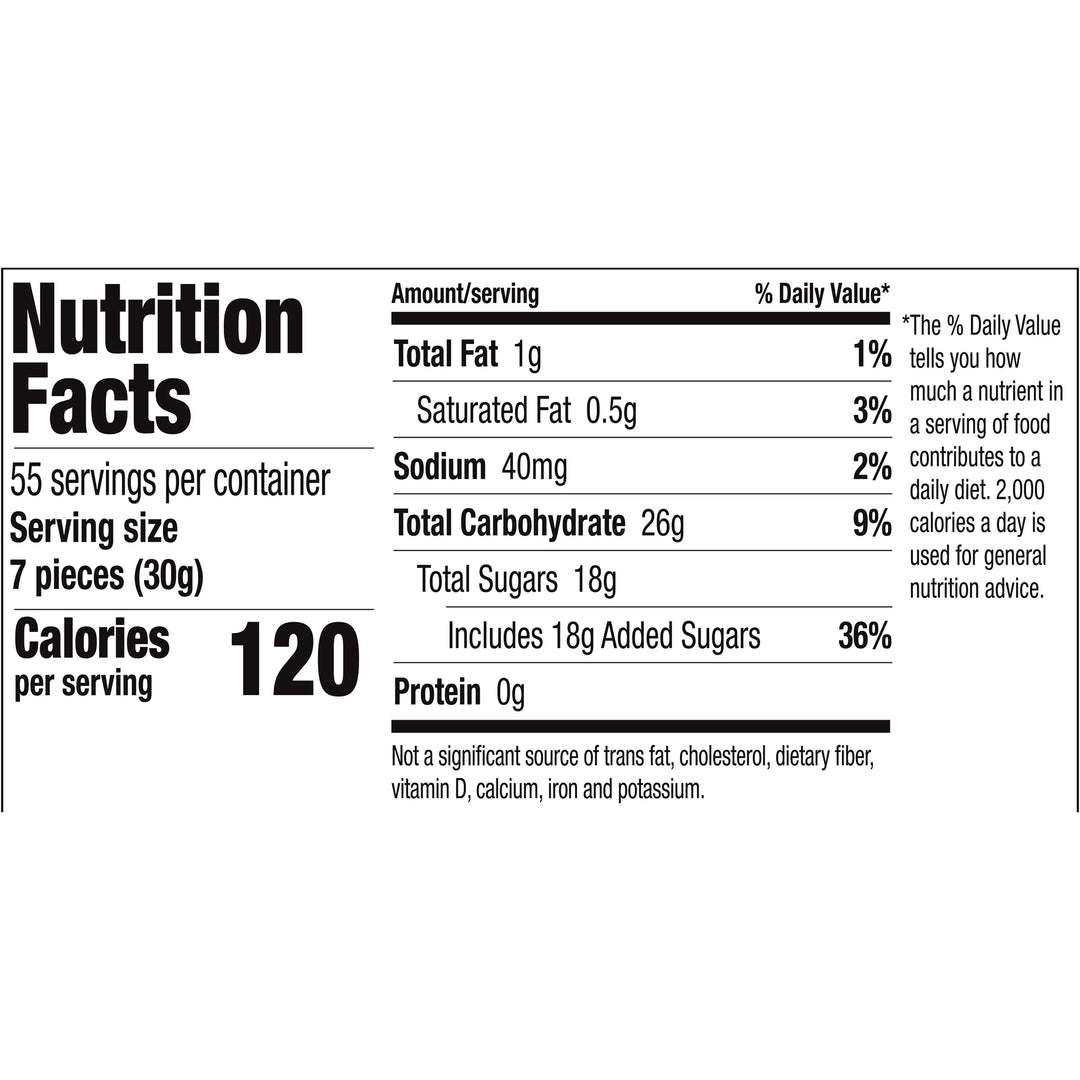 Now & Later Standard Bar-2.44 oz.-24/Box-12/Case
