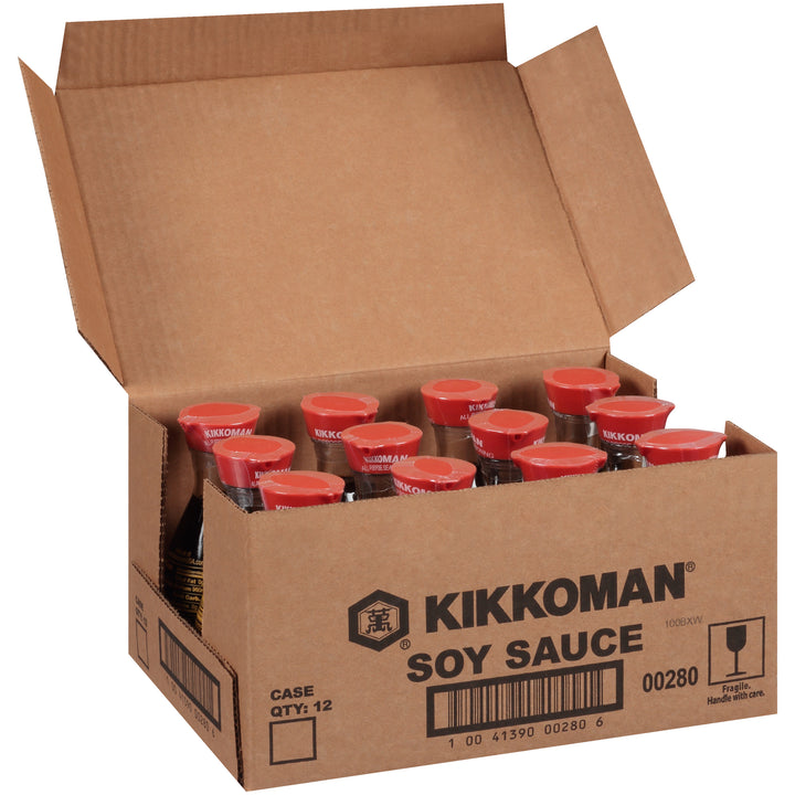 Kikkoman Dispenser Soy Sauce Bulk-148 Milliliter-12/Case